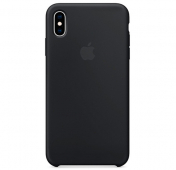 Изображение Черный силиконовый чехол для iPhone XS Max Silicone Case