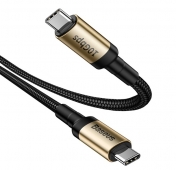Изображение Кабель для Macbook Baseus Cafule 100W Type-C / Type-C Gold 1m