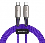 Изображение Фиолетовый кабель USB Type C/USB Type C Baseus Water Drop 2m