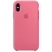 Цвет изображения Светло-красный силиконовый чехол для iPhone X/XS Silicone Case