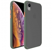 Изображение Чехол для iPhone XR Shockproof Grey/Khaki