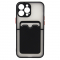 Цвет изображения Чехол для iPhone  13 Pro Max с отделением для карт Bubble Slim Case черный/красные кнопки