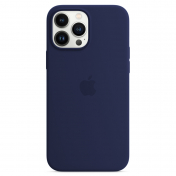 Изображение Чехол накладка iPhone 13 Pro Max Silicone Case with Magsafe Paper Navy Blue