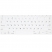 Цвет изображения Белая силиконовая накладка на клавиатуру для Macbook 12/Pro 13/15 2016 – 2019 (US)