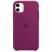 Цвет изображения Чехол для iPhone 11 Silicone Case силиконовый малиновый