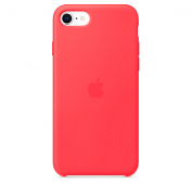 Изображение Чехол для iPhone SE 2020 Silicone Case ярко-розовый