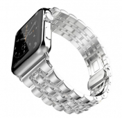 Изображение Металлический ремешок для Apple Watch 42/44 mm 7-Bead Metal Band Silver