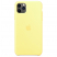 Цвет изображения Чехол для iPhone 11 Pro Silicone Case силиконовый канареечный