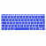 Цвет изображения Синяя силиконовая накладка на клавиатуру для Macbook 12/Pro 13/15 2016 – 2019 (Rus/Eu)
