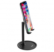 Изображение Черная подставка для телефона Hoco PH15 Aluminium Allou Table Stand