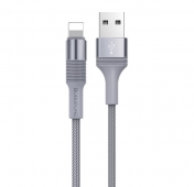 Изображение Кабель Lightning/USB Borofone BX21 Outstanding 1m Metal Gray