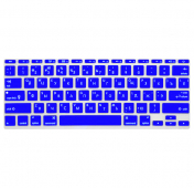 Изображение Синяя силиконовая накладка на клавиатуру для Macbook Air 11 (US)
