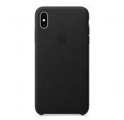 Изображение Черный кожаный чехол для iPhone X/XS Leather Case
