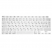 Цвет изображения Силиконовая накладка на клавиатуру для Macbook Air 13 2020 серебристая (Rus/Eu)