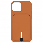 Изображение Чехол для iPhone 13 Mini с отделением для карт Card Case абрикосовый