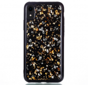Изображение Черный чехол-накладка для iPhone XR Sparkle Foil Case Gold/Silver