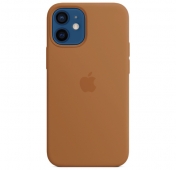 Изображение Чехол накладка iPhone 12 Mini Silicone Case with Magsafe Camel