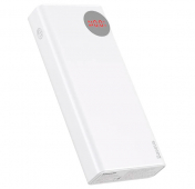 Изображение Белое портативное зарядное устройство Baseus 18W Power Bank Mulight Quick Charger 20000 mAh