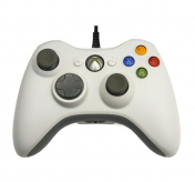 Изображение Белый проводной джойстик для Xbox 360 analog