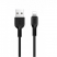 Цвет изображения Черный усиленный USB-кабель Lightning Hoco X20 2.4A 1m
