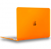 Изображение Оранжевая пластиковая накладка для Macbook 12 Transparent Hard Shell Case