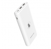 Изображение Внешний аккумулятор с беспроводной зарядкой Borofone BT31 Smart ID 10000mAh белый