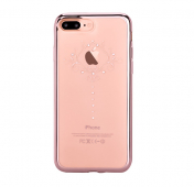 Изображение Прозрачный силиконовый чехол для iPhone 7/8 Plus Devia Crystal Iris Rose Gold