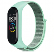 Изображение Ремешок для браслета Xiaomi Mi Band 4 нейлоновый мятный