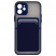 Цвет изображения Чехол для iPhone 12 с отделением для карт Bubble Slim Case синий
