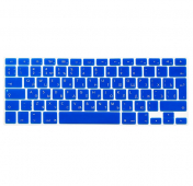 Изображение Синяя силиконовая накладка на клавиатуру для Macbook Air/Pro 13/15 (Rus/Eu)