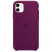 Цвет изображения Чехол для iPhone 11 Silicone Case силиконовый сливовый