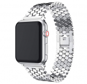 Изображение Серебристый металлический ремешок для Apple Watch 38/40 mm Fish Scales