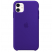 Цвет изображения Чехол для iPhone 11 Silicone Case силиконовый темно-пурпурный