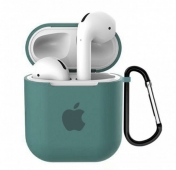 Изображение Cиликоновый чехол для Apple Airpods Rubber Case цвета полыни