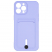 Цвет изображения Чехол для iPhone 13 Pro Max с отделением для карт Button Card Case аметистовый