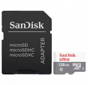 Изображение Карта памяти Micro SDXC UHS-I 128 Gb SanDisk + Adapter