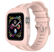 Изображение Чехол для Apple Watch 40 с ремешком противоударный пудровый