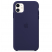 Цвет изображения Чехол для iPhone 11 Silicone Case силиконовый темно-синий