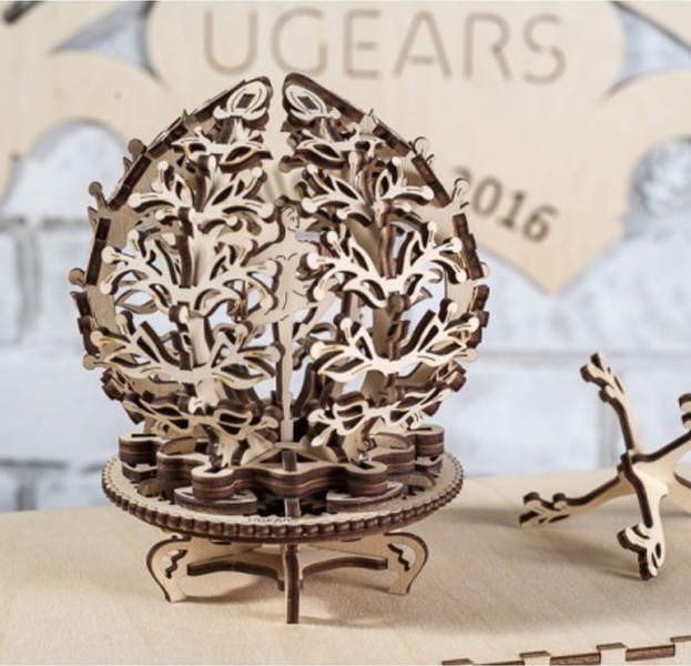 Купить Механический 3D конструктор UGears Механический цветок (Flower ...