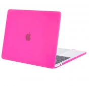 Изображение Пластиковая накладка для Macbook Pro 13 2022-2016 Hard Shell Case Ярко-розовая