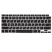 Цвет изображения Силиконовая накладка на клавиатуру для Macbook Air 13 2020 черная (US)
