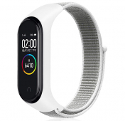 Изображение Ремешок для браслета Xiaomi Mi Band 4 нейлоновый серый