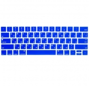 Изображение Синяя силиконовая накладка на клавиатуру для Macbook Pro 13/15 2016 – 2019 с Touch Bar (US)