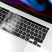 Цвет изображения Силиконовая накладка на клавиатуру для Macbook Pro 16 2019/ Pro 13 2020-2022 прозрачная (Rus/Eu)