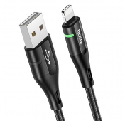 Изображение Кабель USB/Lightning Hoco U93 1.2m Steady Light Black