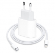 Изображение Сетевое зарядное устройство для iPhone USB-C + кабель Lightning 20w S-Charge