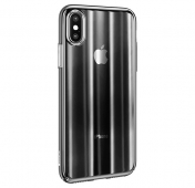 Изображение Чехол-накладка для iPhone X/XS Baseus Aurora Case Transparent Black