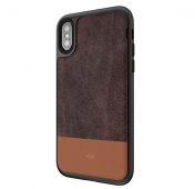 Изображение Чехол-накладка для iPhone X/XS Kajsa Vintage Collection Dark Brown