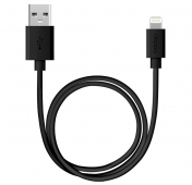 Изображение Черный USB-кабель Lightning Deppa 2m