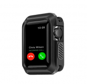 Изображение Черный силиконовый чехол для Apple Watch 38 mm Watchband Case